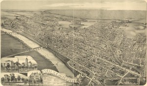 Wilkes-Barre, Pennsylvania, c. 1889 (public domain).