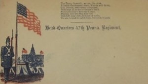 Unused Envelope, 47th Regiment, Pennsylvania Volunteer Infantry (c. 1861-65).