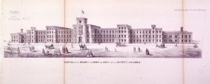 Known as the Government Hospital for the Insane until its name was formally changed by the U.S. Congress to St. Elizabeths (the name used by patients when writing letters home due to the stigma associated with mental illness), the facility was the first psychiatric hospital to be operated by the federal government and was, according to the Library of Congress, “a remarkable innovation in this type of institution marking a shift away from incarceration treatment toward active therapeutic treatment of mental illness.” Image: Public Domain.