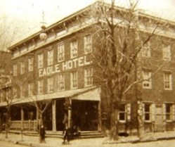 Eagle Hotel, Catasauqua, PA. c. 1900s (public domain).