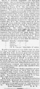 Brig. Gen. Brannan's Departure from Fort Taylor, Pt. 1 (Henry D. Wharton Letter, 21 Dec 1862 in Sunbury American,10 Jan1863)