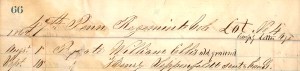 Private William Ellis, Initial Interment, Beaufort, SC, August 1862 (U.S. Army Burial Ledger, public domain).