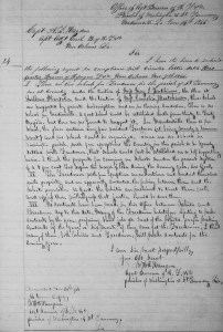W. H. R. Hangen's Freedmen's Bureau Report regarding Freedmen's Schools Operated by Mary and Cornelia Hutchinson, St. Tammany Parish, Louisiana (14 November 1866).