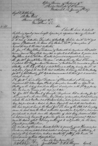 W. H. R. Hangen's Freedmen's Bureau Report re Multiple Criminal Cases Related to Freedmen and Woman in St. Tammany and Washington Parishes, Louisiana (31 January 1867, public domain).