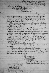 Washington H. R. Hangen's Freedmen's Bureau Report on Poverty and Lack of Schools, Washington Parish, Louisiana (30 April 1867, public domain).